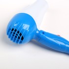 Фен для волос Luazon LF-22, 1000 Вт, 2 скорости, складная ручка, голубой - Фото 4