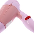 Фен Luazon LF-23, 800 Вт, 2 режима, складная ручка, розовый - Фото 7