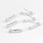 Основа для броши, 22 мм, 20 шт., цвет белый - Фото 5