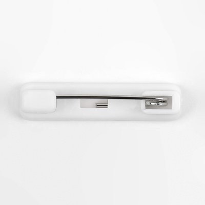 Основа для броши, 22 мм, 20 шт, цвет белый