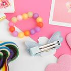 Комплект детский "Выбражулька" 2 предмета: заколка, браслет, девочка со щенком, цвет МИКС - Фото 2