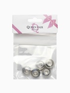 Шарм бусина «Цветы» незабудки, для творчества, бело-синяя в серебре - Фото 4