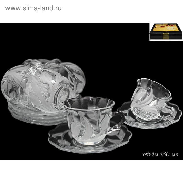 Чайный набор Lenardi «Тюльпан», 12 предметов - Фото 1