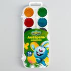 Акварель 24 цвета, «Смешарики», карамельная, без кисти - Фото 1