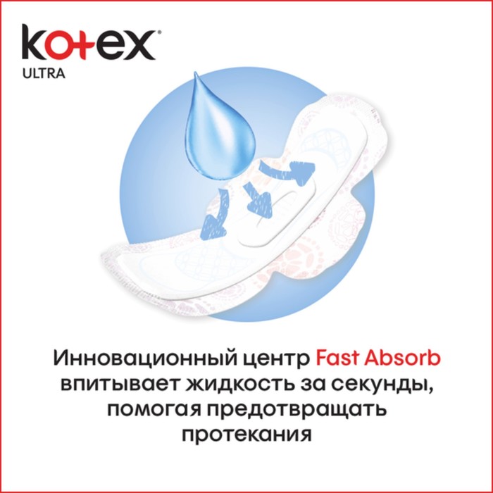 Kotex прокладки Ultra Dry Super с крыл. 16 шт.
