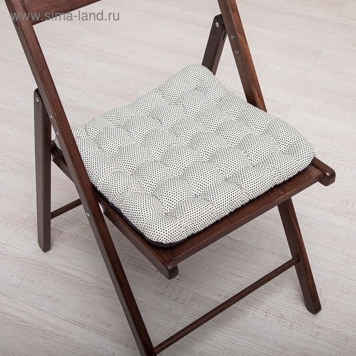 БИО-подушка на стул с массажным эффектом 40*40 лузга гречихи, грета - Фото 1