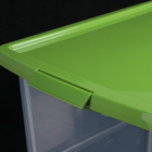 Контейнер для хранения с крышкой 30 л, 47×36,5×24,5 см, цвет МИКС - Фото 2