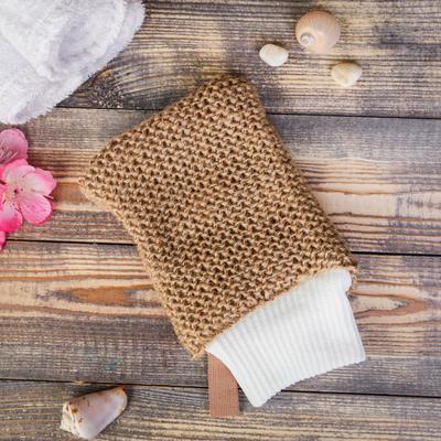 Мочалка «Рукавица», 23×11 см, джут