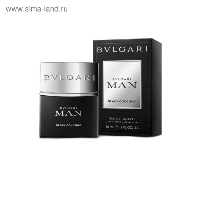 Туалетная вода Bvlgari Man Black Cologne, 30 мл - Фото 1