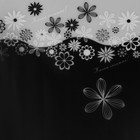 Пленка для цветов и подарков матовая "Желаю счастья" черный 0.6 х 8.2 м, 35 мкм - Фото 2