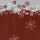 Пленка для цветов и подарков матовая "Желаю счастья" шоколад 0.6 х 8.2 м, 35 мкм - Фото 2