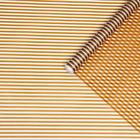 Пленка для цветов матовая "Полоски", золотой, 0.6 х 10,4 м, 35 мкм - Фото 1