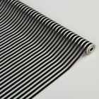 Пленка для цветов матовая "Полоски" черный 0.6 х 10,4 м, 35 мкм - Фото 1