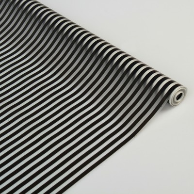 Пленка для цветов матовая "Полоски" черный 0.6 х 10,4 м, 35 мкм