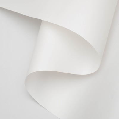 Плёнка для цветов и подарков, матовая, белый, 0,6 х 10 м, 40 мкм