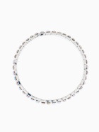 Браслет со стразами «Лёд» 1 ряд, цвет радужный в серебре, 4 мм, d=5 см - Фото 3