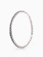 Браслет со стразами «Лёд» 1 ряд, цвет радужный в серебре, 4 мм, d=5 см - Фото 5