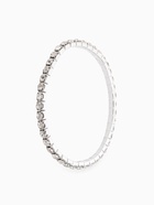 Браслет со стразами «Лёд» 1 ряд, цвет белый в серебре, 4 мм - Фото 2