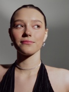 Колье «Лёд», 1 ряд, цвет белый в серебре, 35 см - фото 67922325