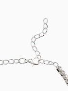 Колье «Лёд», 1 ряд, цвет белый в серебре, 35 см  (артикул 418174)  большой выбор товаров оптом и в розницу по низким ценам с доставкой