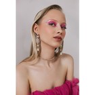 Колье «Лёд», 1 ряд, цвет белый в золоте, 35 см - Фото 5