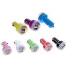Автомобильное зарядное устройство LuazON UC-2, 2 USB, 2.1 A/1 A , МИКС - Фото 1