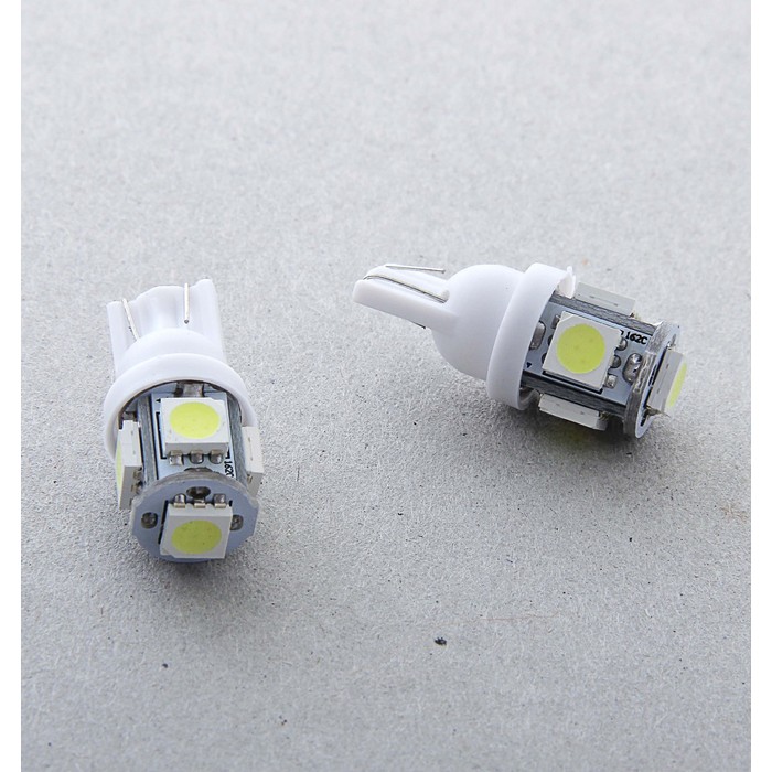 Автолампа светодиодная Luazon T10 W5W, 5 SMD-5050 - Фото 1