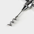 Набор для вина Доляна «Сердца», 2 предмета: штопор, пробка фигурная, нержавеющая сталь - Фото 7