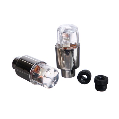 Светящийся колпачок на вентиль Cartage, микс, набор 2 шт.