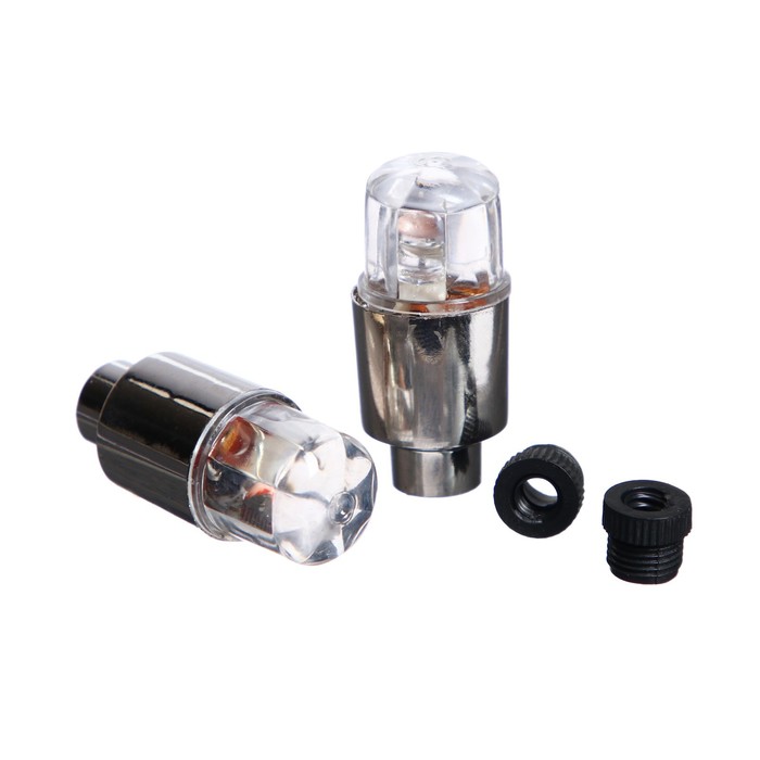 Светящийся колпачок на вентиль Cartage, микс, набор 2 шт. - Фото 1