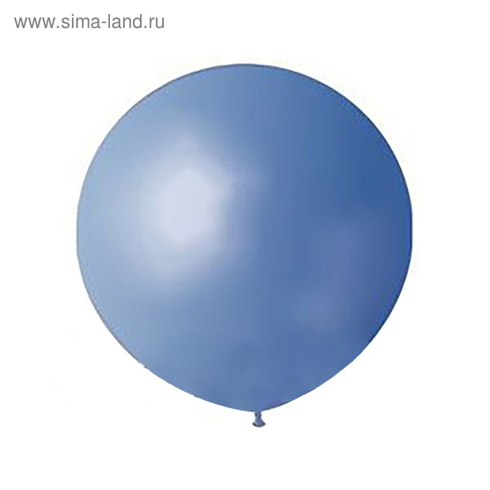 Шар латексный 64" "Гигант", пастель, цвет синий - Фото 1