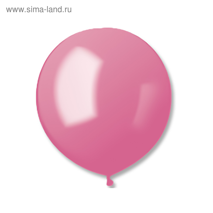 Шар латексный 18", пастель, набор 25 шт., pink 57 - Фото 1