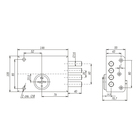 Замок накладной "Сенат", ЗНС-6, 158, без ответной планки, 3 ключа 3036013