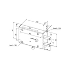 Замок накладной "Сенат", 485, ЗГС-4-1, б/о, 5 ключей 3035975