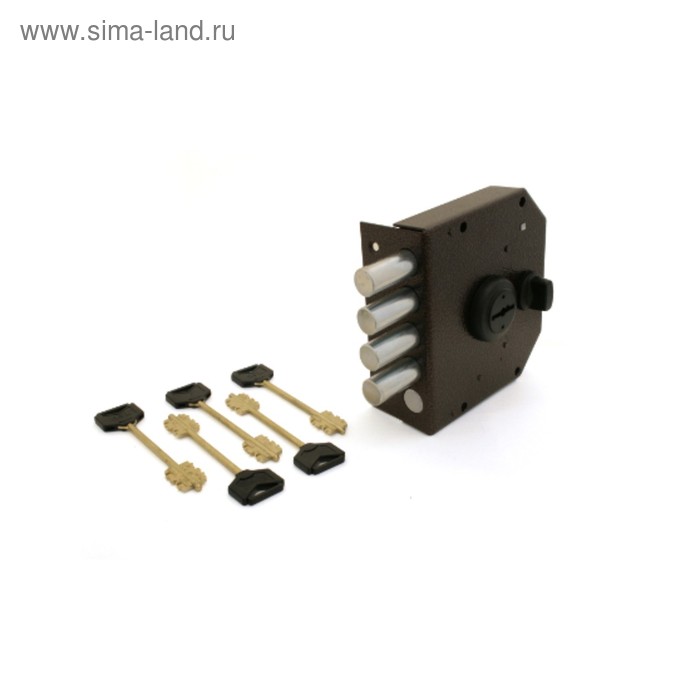 Замок накладной «Эльбор» ReX, 3.15, б/о, (1.06.61), 5 ключей - Фото 1