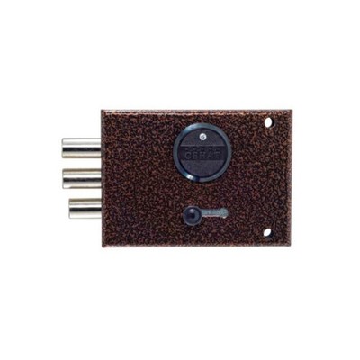 Замок накладной «Сенат», ЗНС-6-3, 549, без ответной планки, 3 ключа