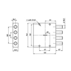 Замок гаражный "Сенат", ЗН 4-ГС-1, 004, б/о, 5 ключей - фото 14179897