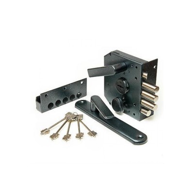 Замок накладной «Герион», Эталон НРЗ, правый, для внутренней двери, ЗЩ, ЗД, 5 ключей