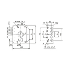 Замок накладной "Сенат", ЗНСЗ-4 (ЗНСЗ 3-3), 085, 3 ключа - фото 14179924