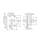 Замок накладной "Сенат", ЗНСЗ-4 (ЗНСЗ 3-3), 093, без ответной планки, 3 ключа 3036029