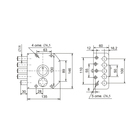 Замок накладной "Сенат", ЗНСЗ-4 (ЗНСЗ 3-5), 099, без ответной планки, 5 ключей 3036035