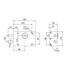 Замок накладной "Сенат", ЗНС 4-2, 109, двухсторонний, 3 ключа 3036007