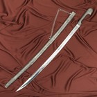 Шашка кавказская, сувенирная "Шамиль" мельхиор - фото 24621988