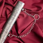 Ятаган кавказский, сувенирный "Янычар" мельхиор - фото 22678442