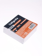 Блок бумаги для записей Calligrata, 9×9×3 см, 55 г/м², 70-80%, непроклеенный, белый, МИКС - Фото 4