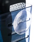 Подарочный набор "Будь непобедим": гель для душа, шампунь, мочалка в пластиковой подставке - Фото 5