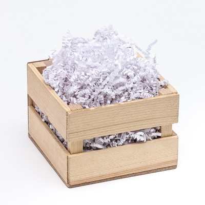 Наполнитель бумажный для подарков, белый, 100 г