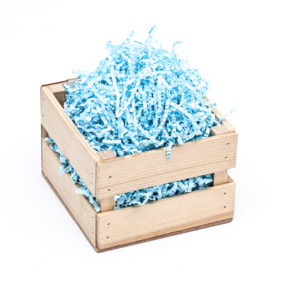 Наполнитель бумажный для подарков, голубой, 100 г