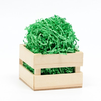 Наполнитель бумажный для подарков, зеленый, 100 г