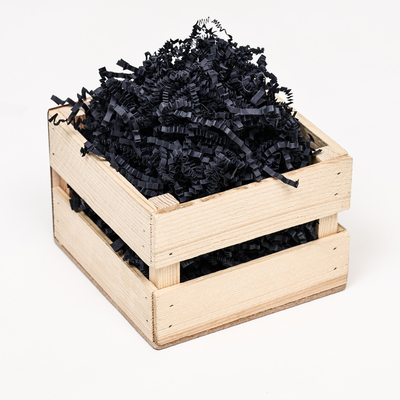 Наполнитель бумажный для подарков, чёрный, 500 г